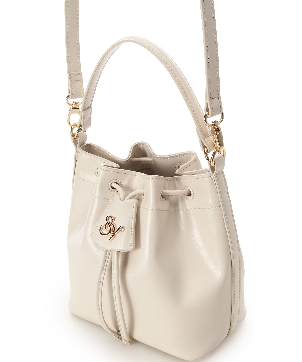 Samantha Vega「ロゴ金具巾着バッグ」|ショルダー・メッセンジャー|