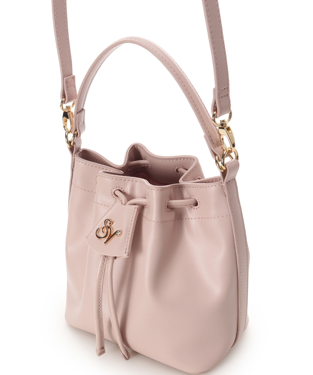 Samantha Vega「ロゴ金具巾着バッグ」|ショルダー・メッセンジャー|