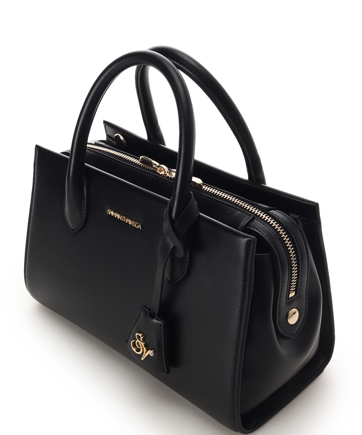 Samantha Vega「ロゴ金具ハンドバッグ」|ハンドバッグ|