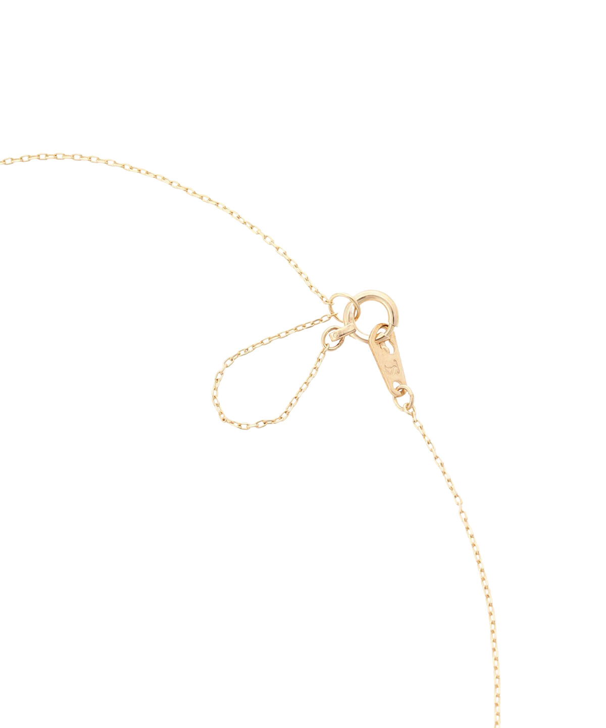 newme by Samantha Thavasa「K10 YG ペリドット スクエアストーンネックレス ≪8月 誕生石≫」|ネックレス|