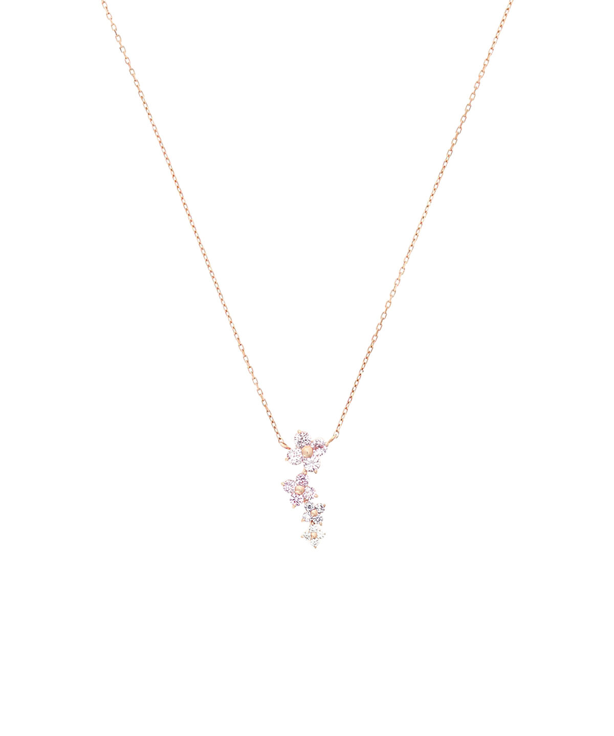 Samantha Tiara「フラワーモチーフバンド　グラデーション ネックレス」|ネックレス|SILVER PGﾒｯｷ