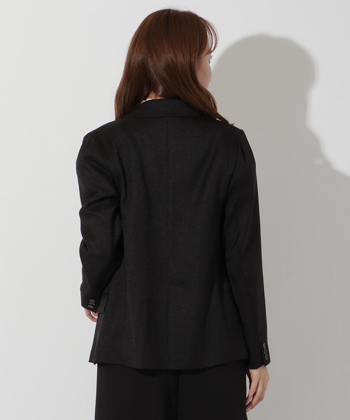 アンドクチュール「麻調テーラードジャケット」|テーラードジャケット|