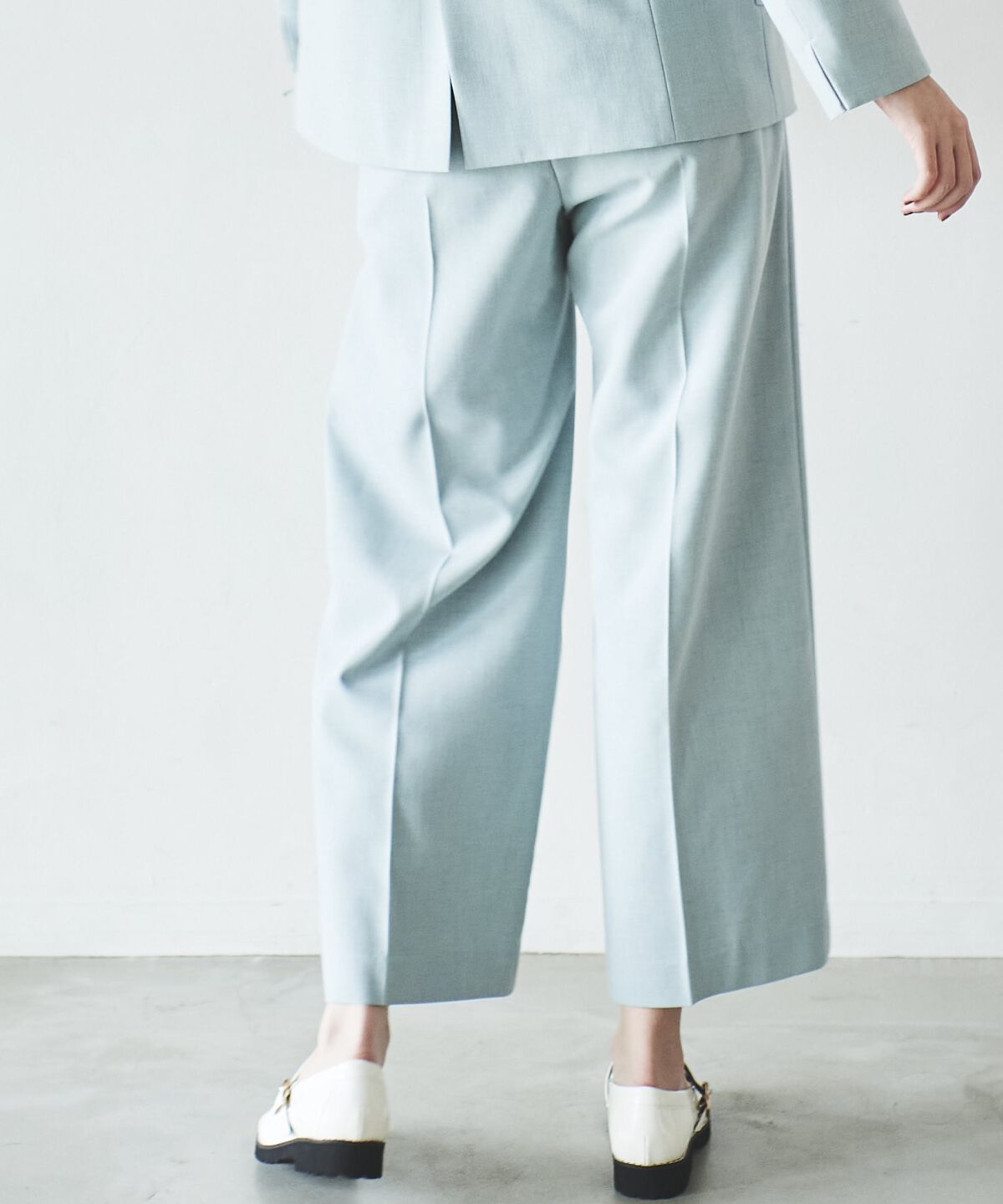 アンドクチュール「ツィルベルト付ワイドパンツ」|その他|