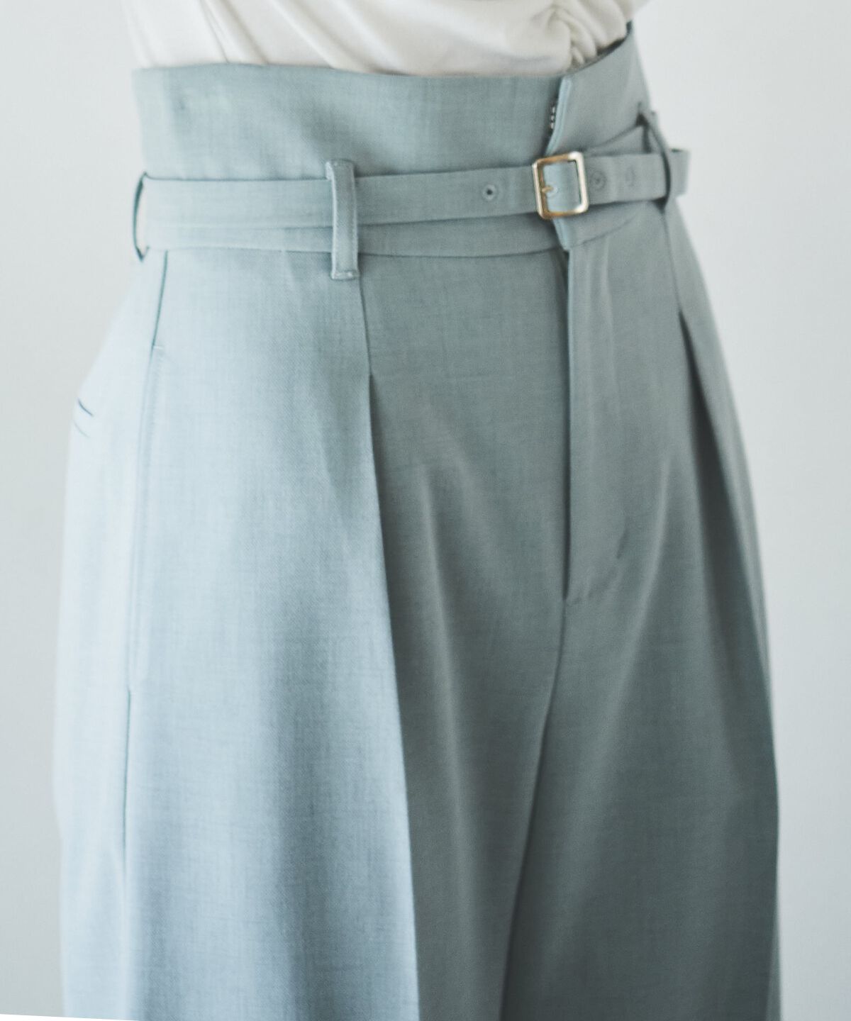アンドクチュール「ツィルベルト付ワイドパンツ」|その他|