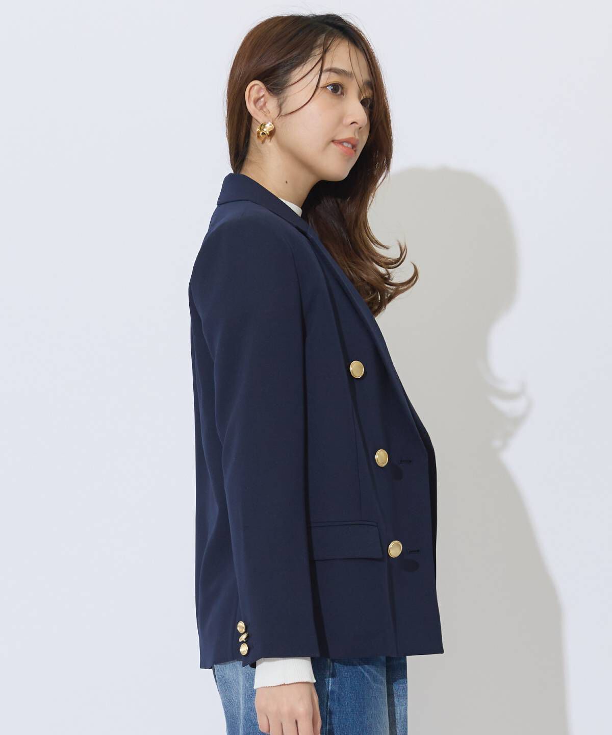 アンドクチュール「ダブルテーラードジャケット」|テーラードジャケット|