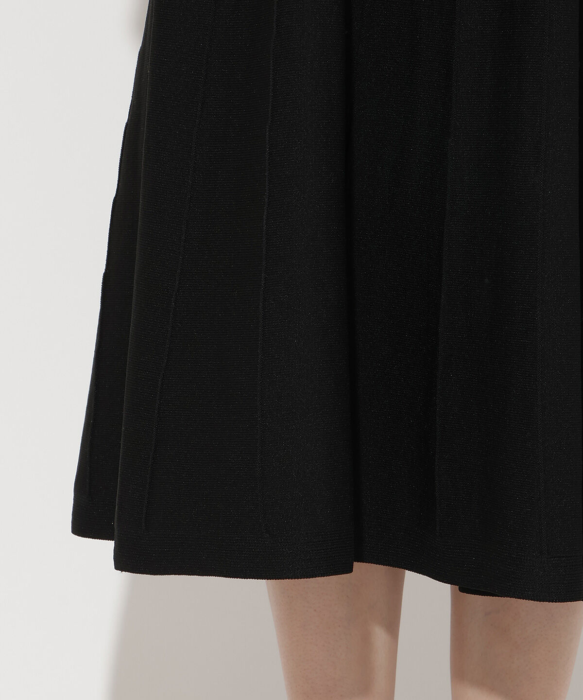 アンドクチュール「ボウタイ&times;ニットドッキングワンピース」|ワンピース|