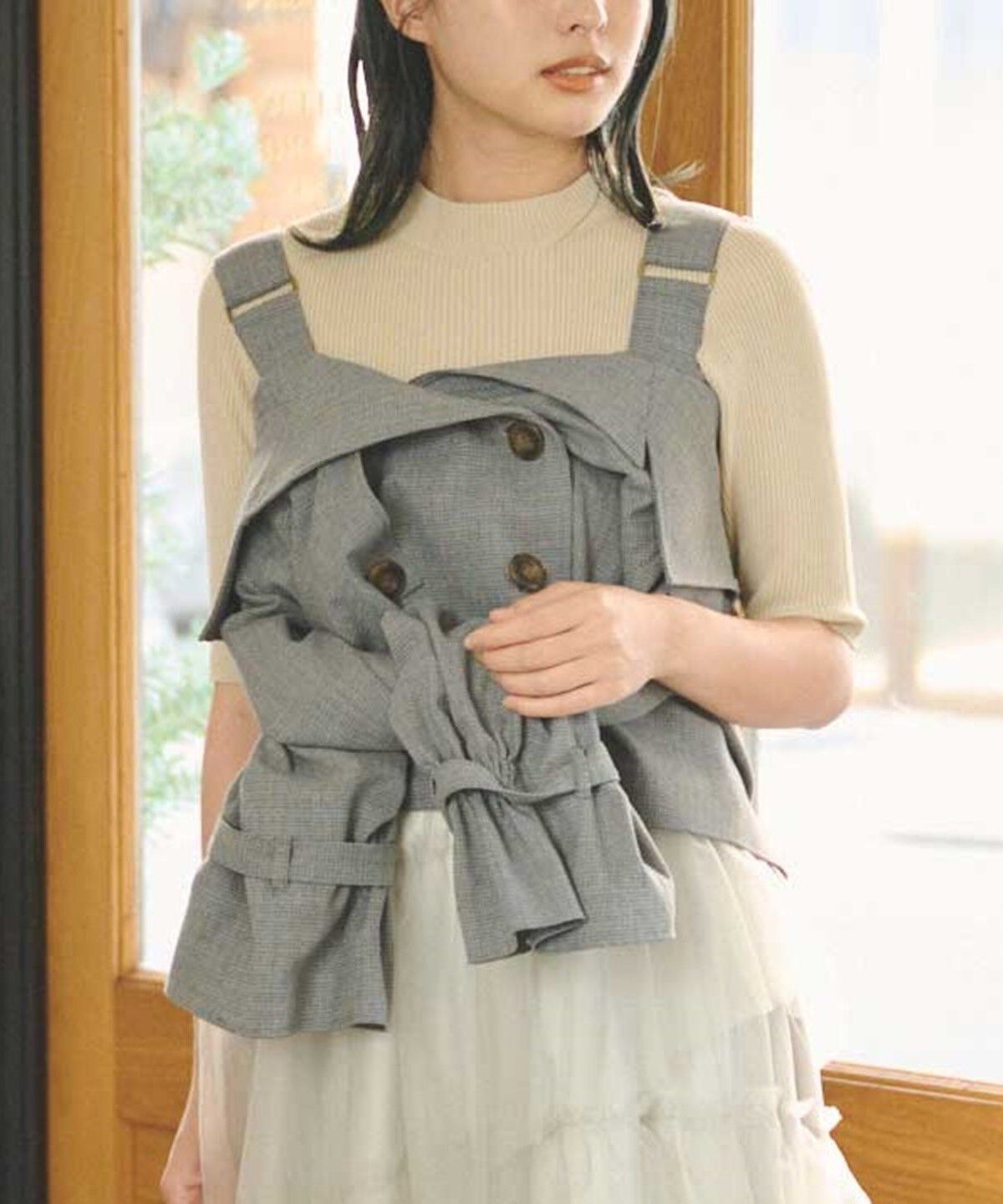 REDYAZEL「2WAYショートブルゾン」|ブルゾン・スタジャン|