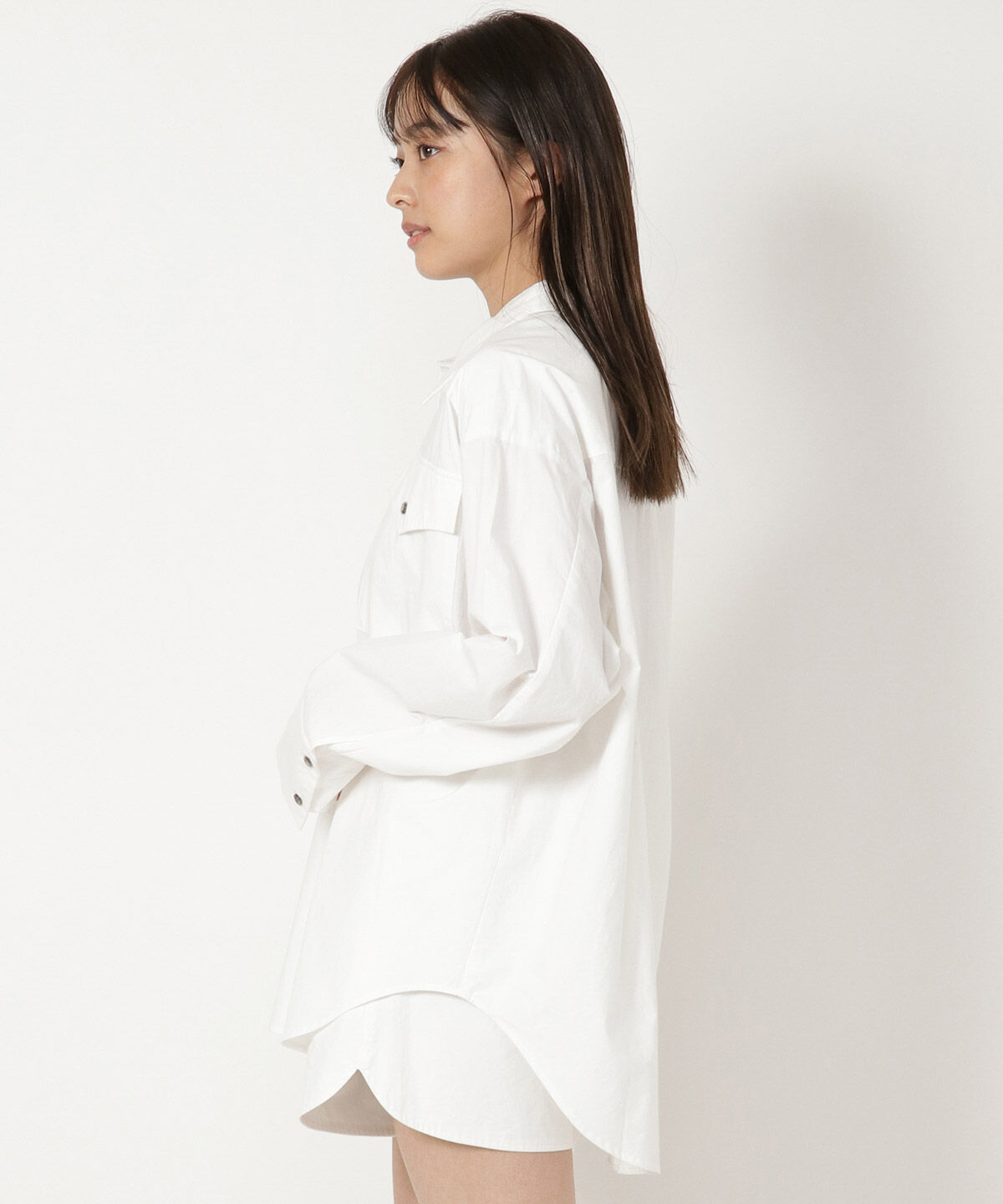 REDYAZEL「コットンポケットビッグシャツ」|シャツ・ブラウス|