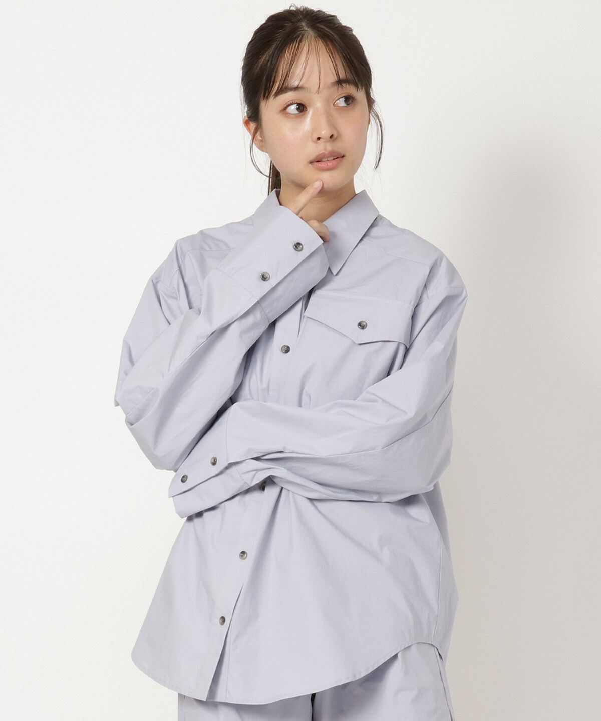 REDYAZEL「コットンポケットビッグシャツ」|シャツ・ブラウス|