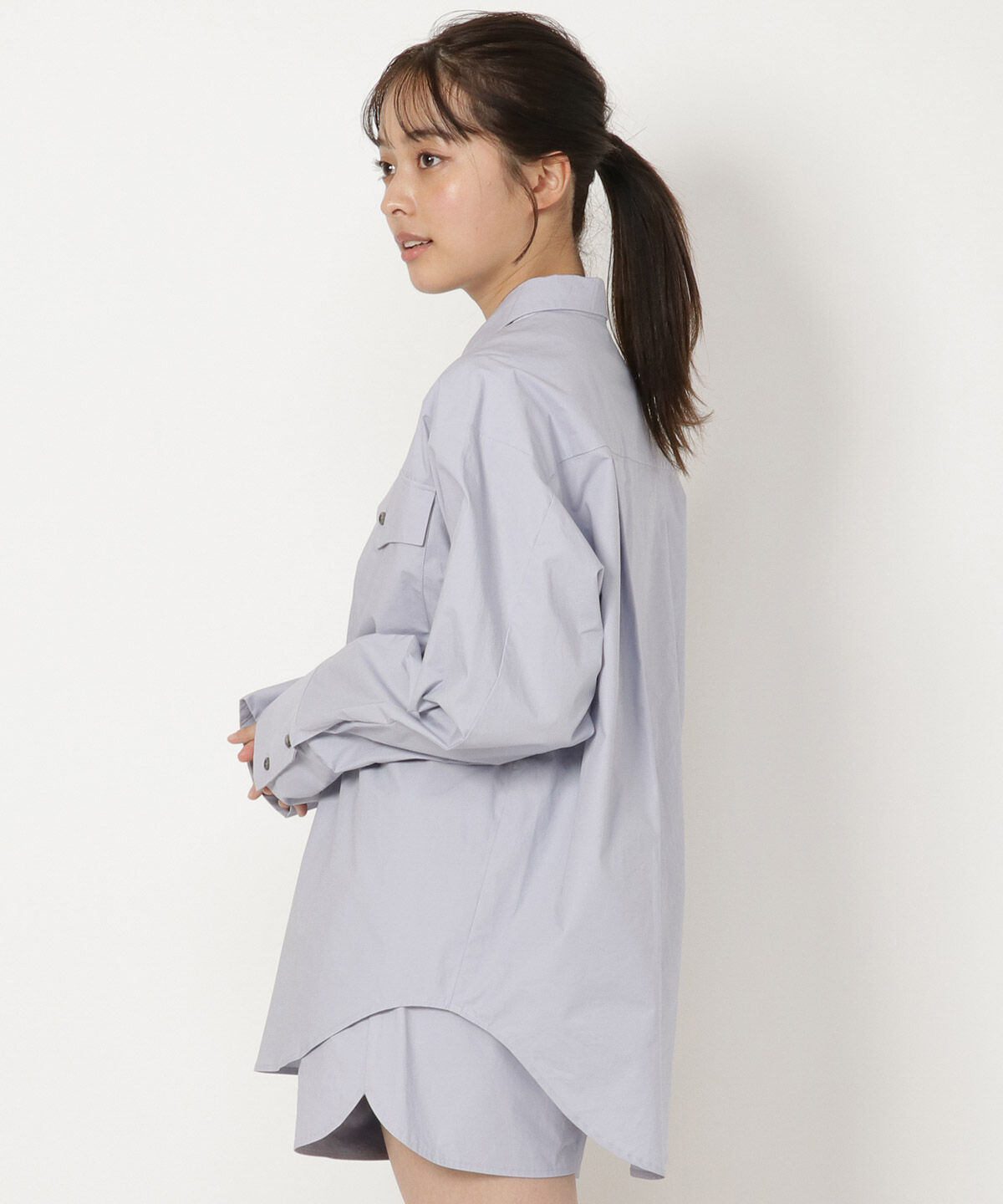 REDYAZEL「コットンポケットビッグシャツ」|シャツ・ブラウス|
