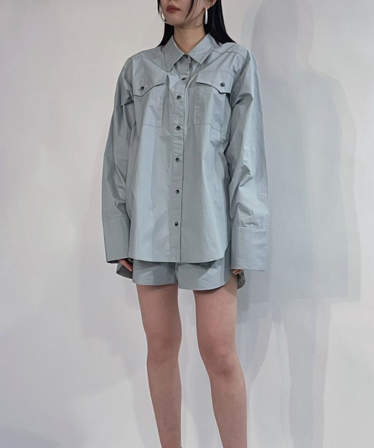 REDYAZEL「コットンポケットビッグシャツ」|シャツ・ブラウス|
