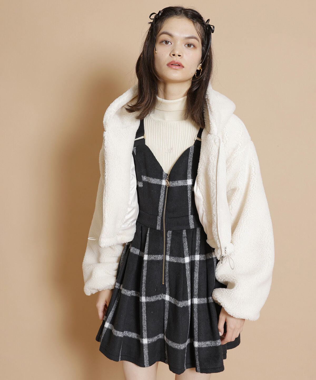 REDYAZEL「フードボアブルゾン」|その他|