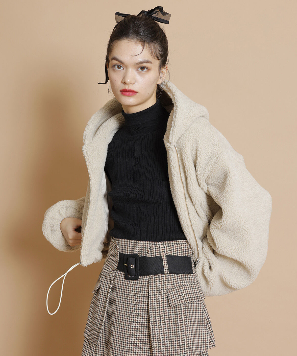 REDYAZEL「フードボアブルゾン」|その他|