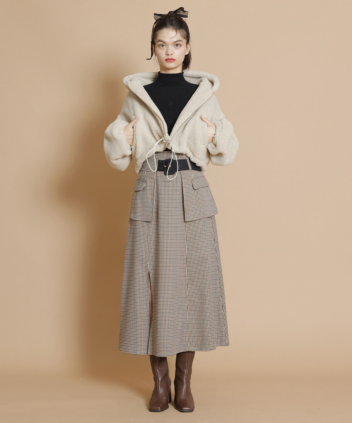 REDYAZEL「フードボアブルゾン」|その他|