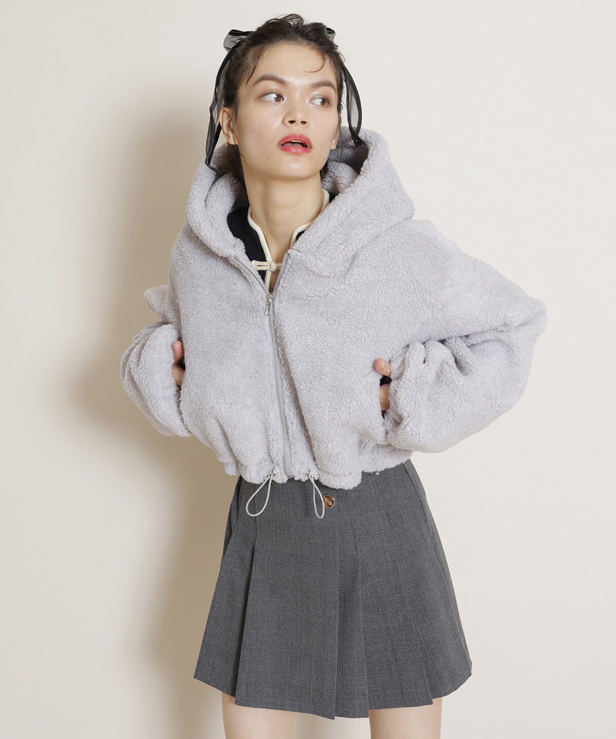 REDYAZEL「フードボアブルゾン」|その他|