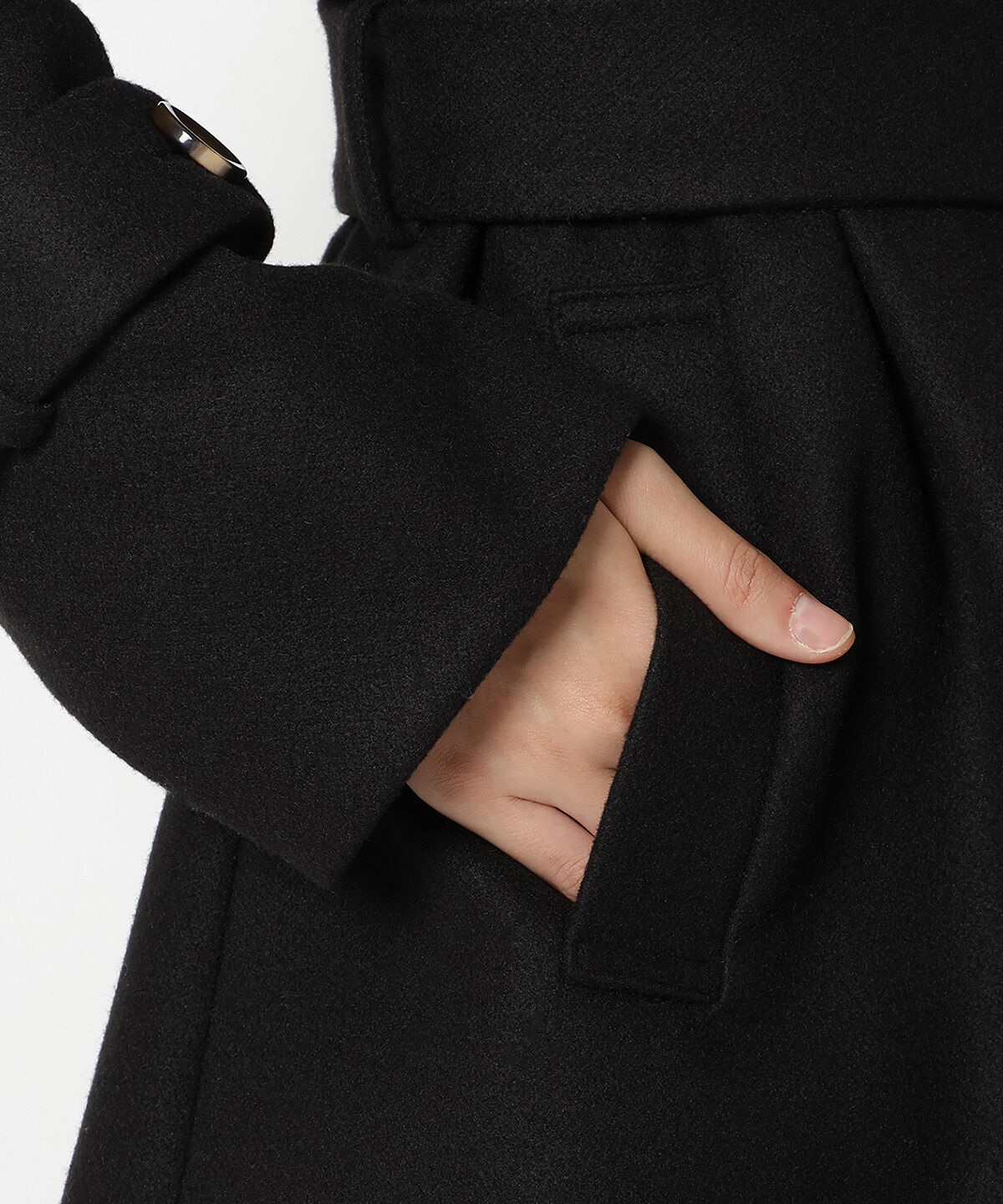 REDYAZEL「スタンドカラーショートコート」|ステンカラーコート|