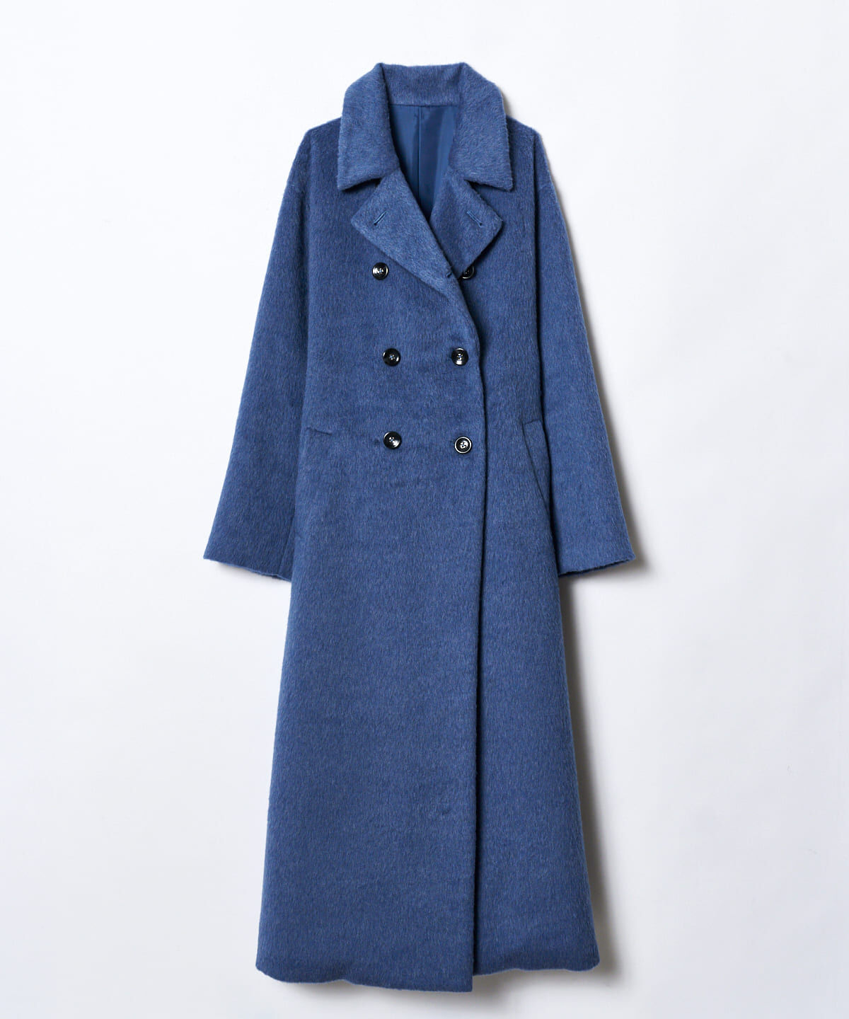 REDYAZEL「シャギーロングコート」|ステンカラーコート|