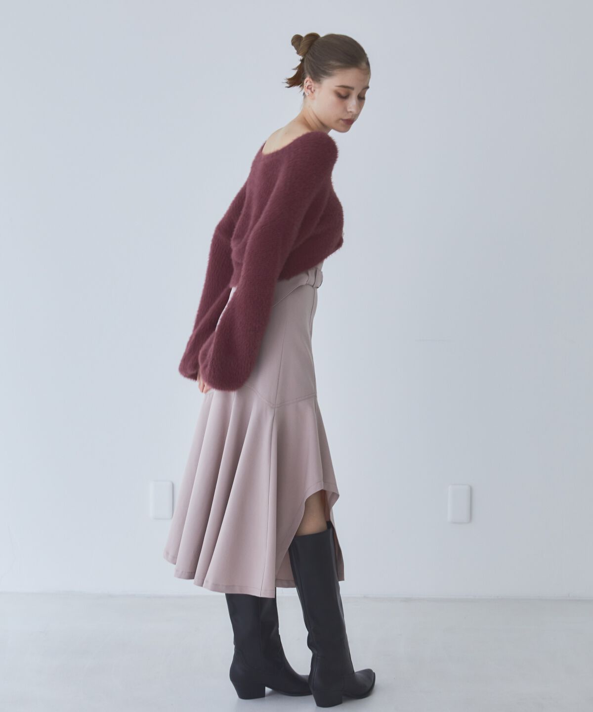 REDYAZEL「アシメフレアスカート」|フレア|