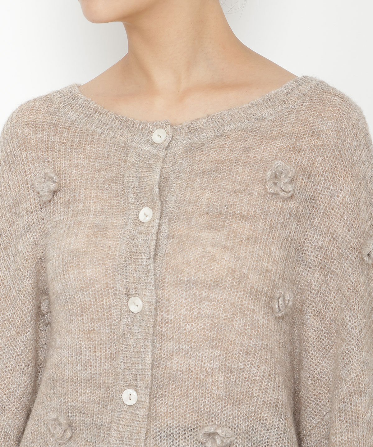 REDYAZEL「クロシェフラワーカーディガン」|カーディガン|