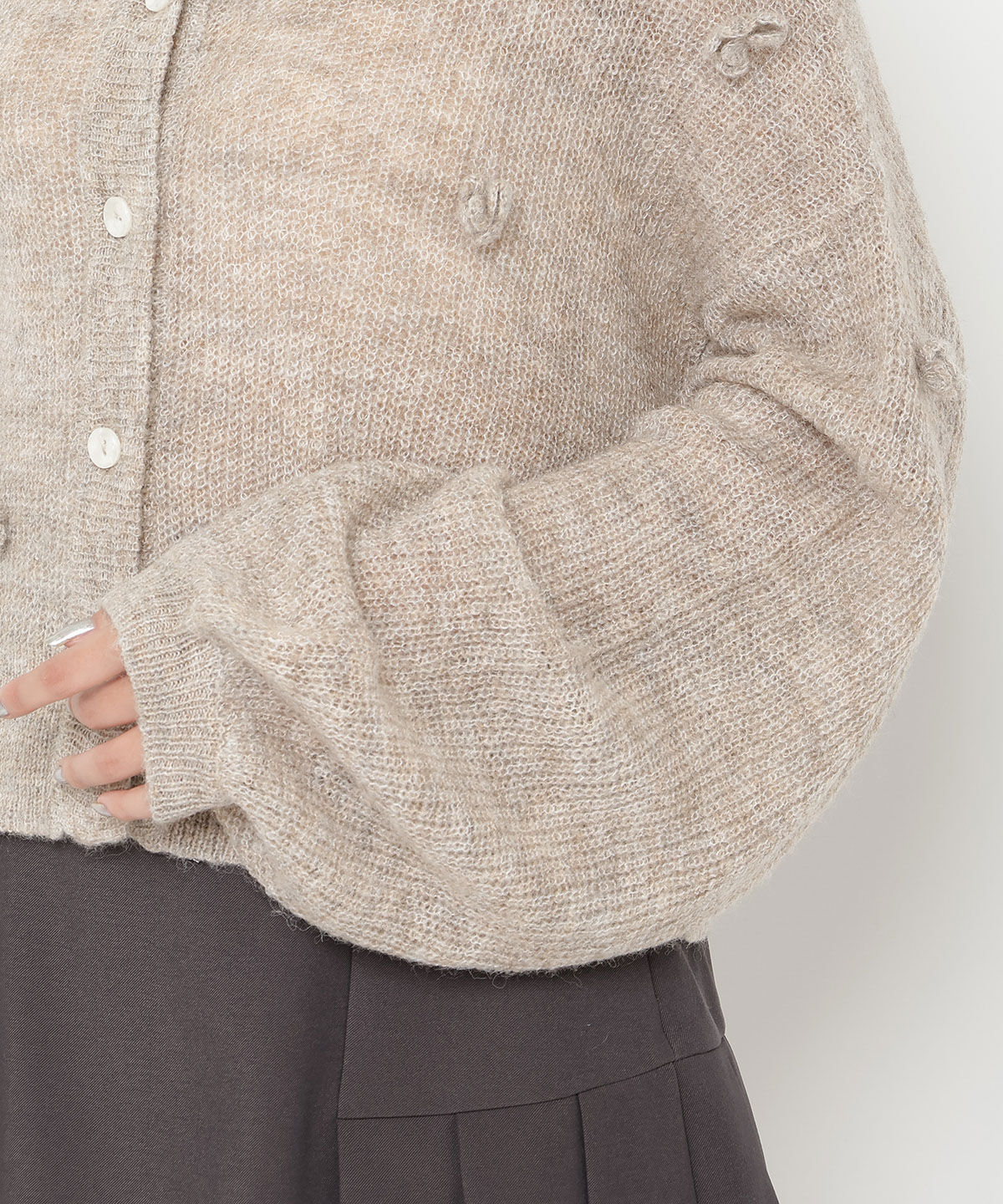 REDYAZEL「クロシェフラワーカーディガン」|カーディガン|