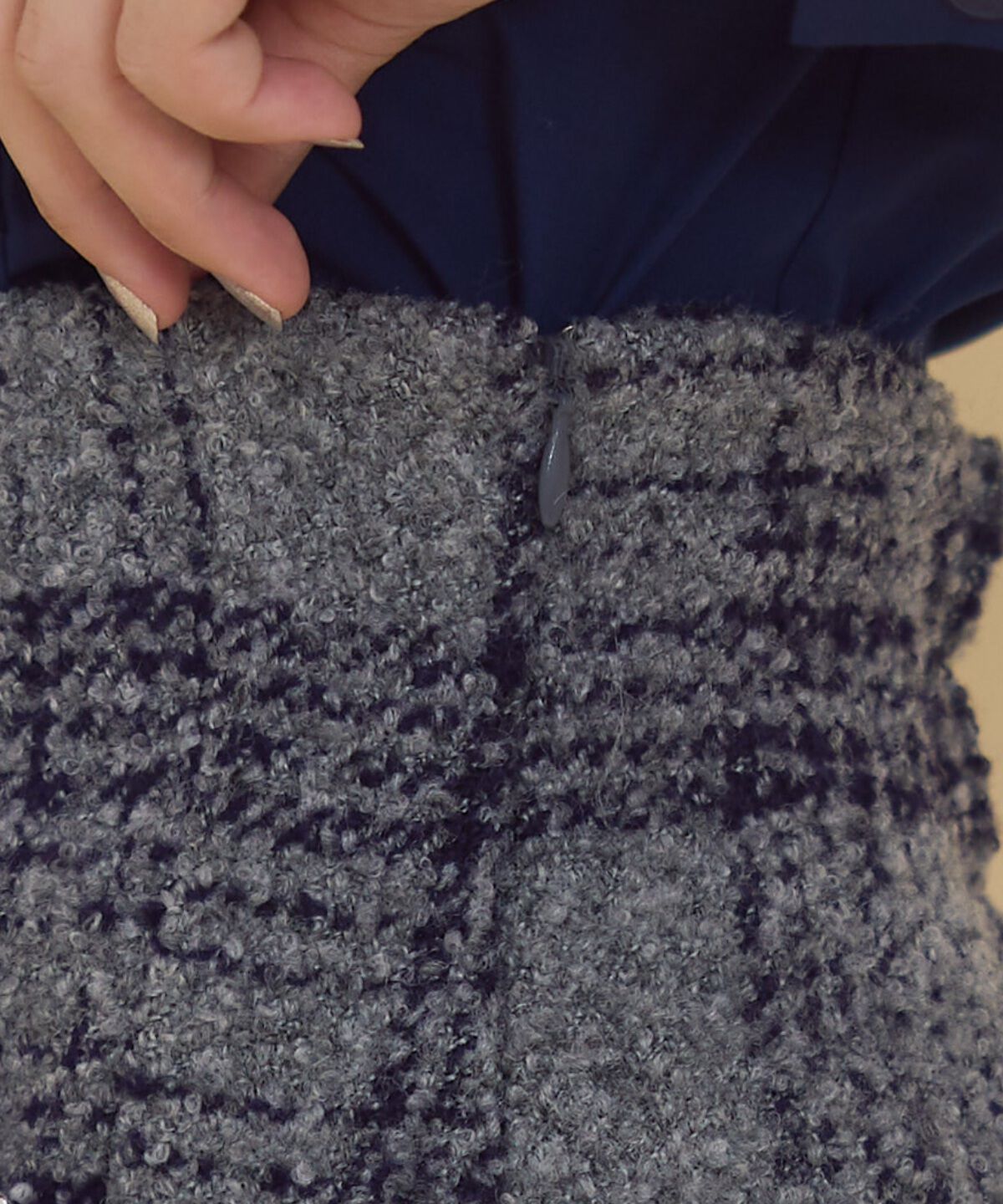 REDYAZEL「ブークレチェックミニスカート」|フレア|