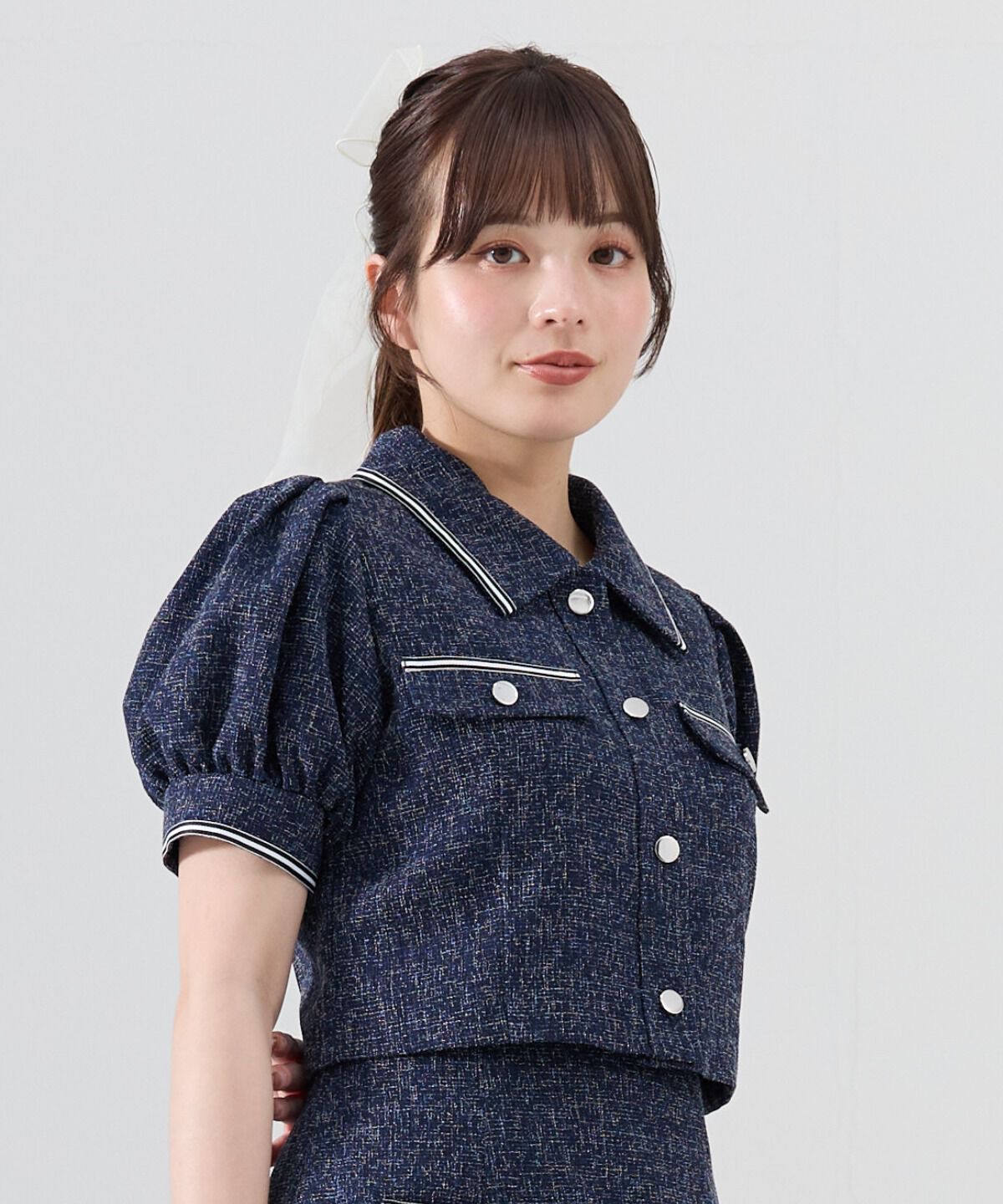 REDYAZEL「サマーツイードカジュアルセットアップ」|ワンピース|