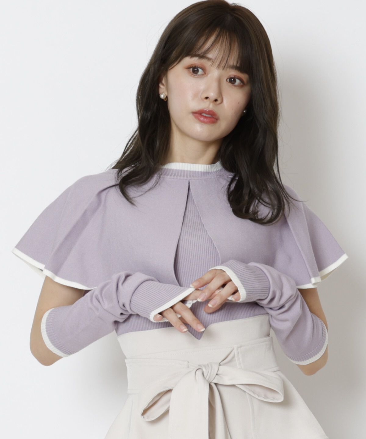 WILLSELECTION「アームカバーSETプルオーバー」|ニット・セーター|