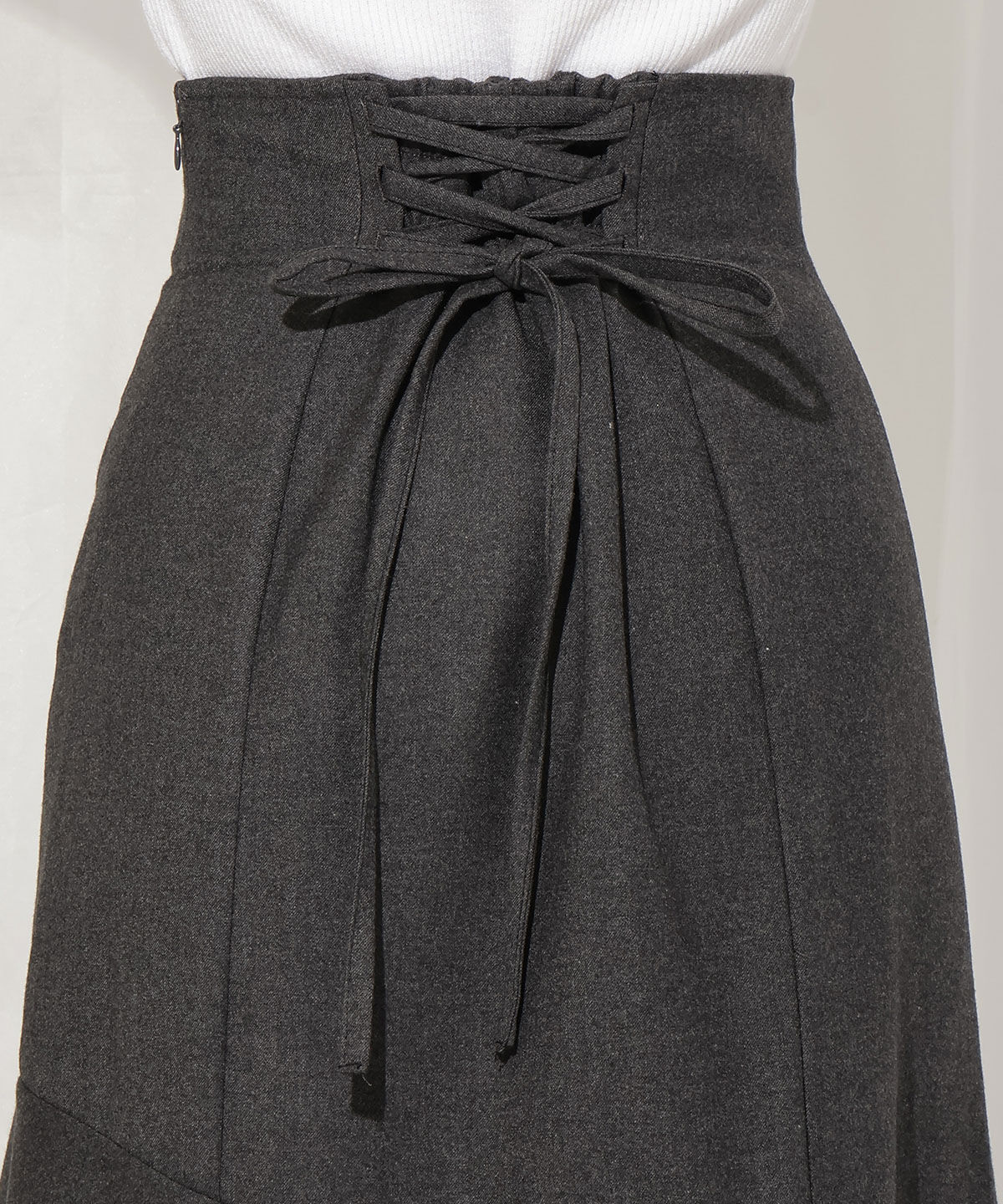 WILLSELECTION「アシメスリットギャザーマーメイドスカート」|フレア|