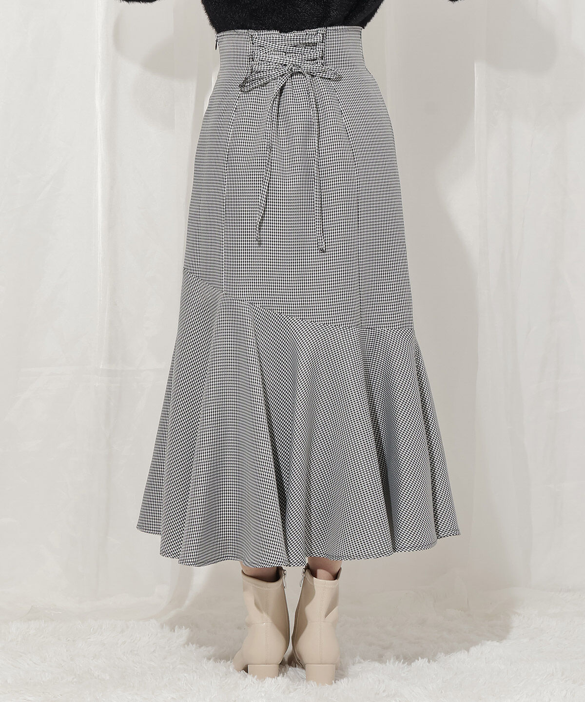 WILLSELECTION「アシメスリットギャザーマーメイドスカート」|フレア|