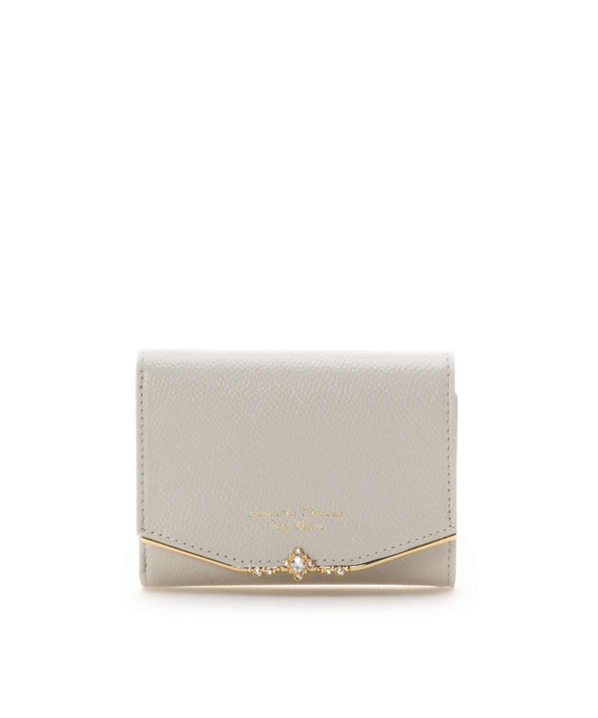 Samantha Thavasa Petit Choice「ジュエルバー　折財布」|財布|グレージュ
