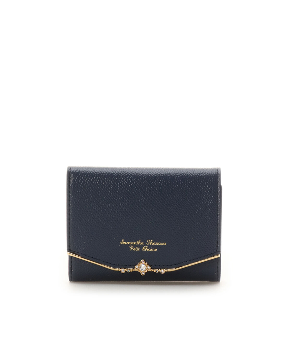 Samantha Thavasa Petit Choice「ジュエルバー　折財布」|財布|ネイビー