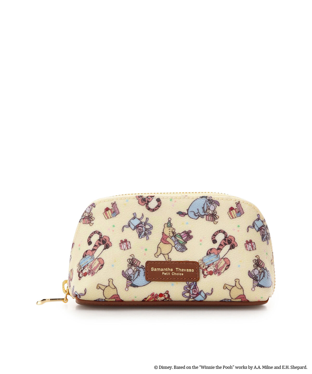 Samantha Thavasa Petit Choice「『くまのプーさん』コレクション ポーチ」|ポーチ|オフホワイト