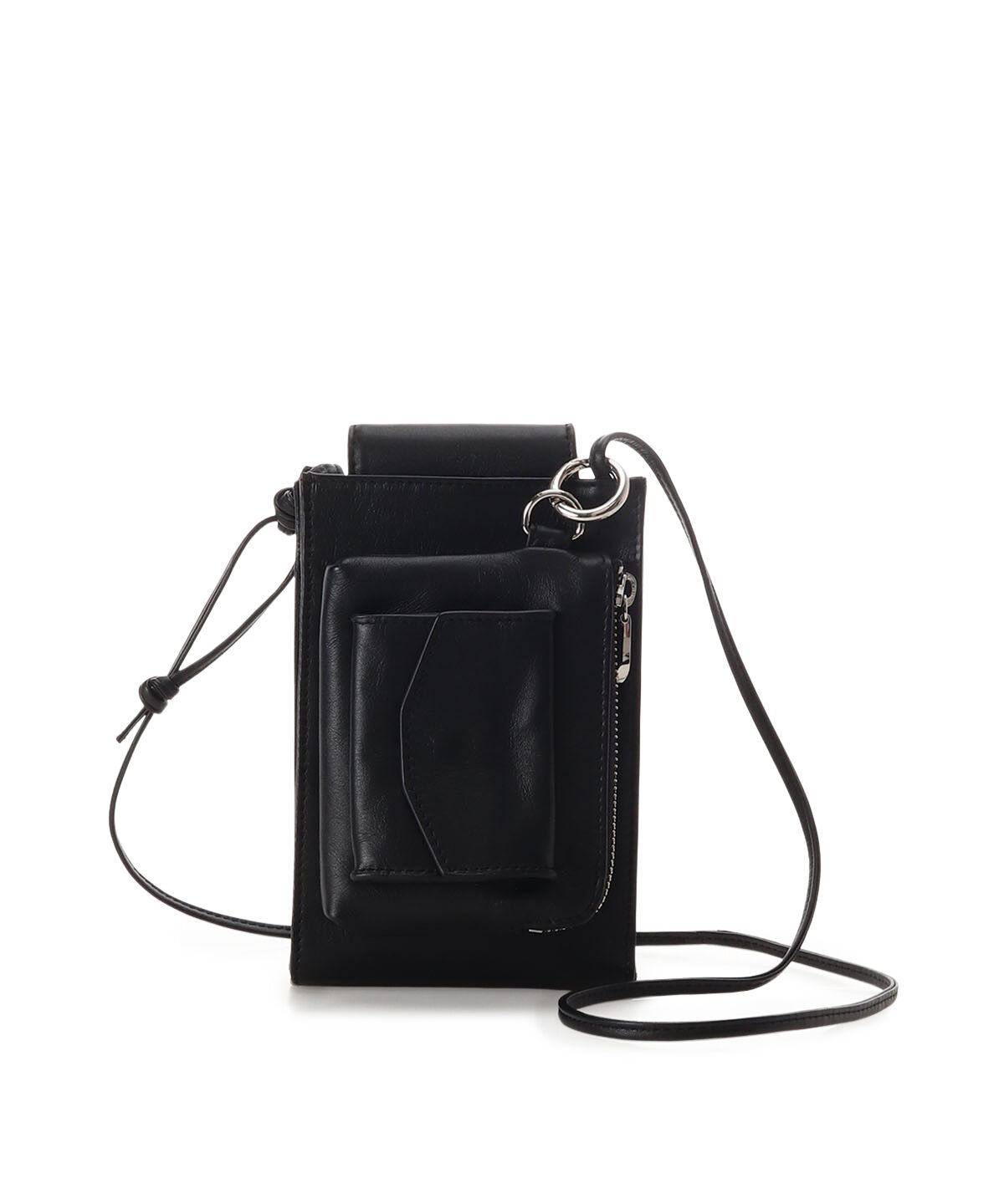 Samantha Thavasa Petit Choice「ミニ財布付きスマホショルダー」|ショルダー・メッセンジャー|ブラック