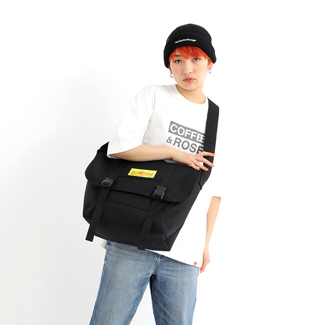 Manhattan Portage「Ny Messenger Bag Reflective Yellow Label」|ショルダー・メッセンジャー|
