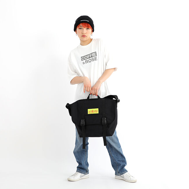 Manhattan Portage「Ny Messenger Bag Reflective Yellow Label」|ショルダー・メッセンジャー|