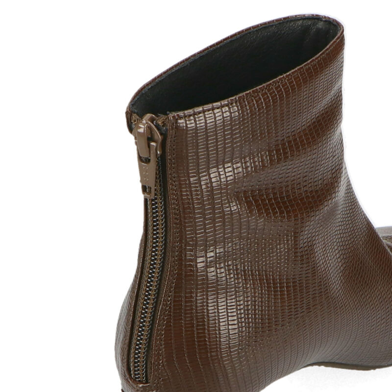 ORiental TRaffic「カーブヒールスクエアトゥブーツ/11409」|ショートブーツ|