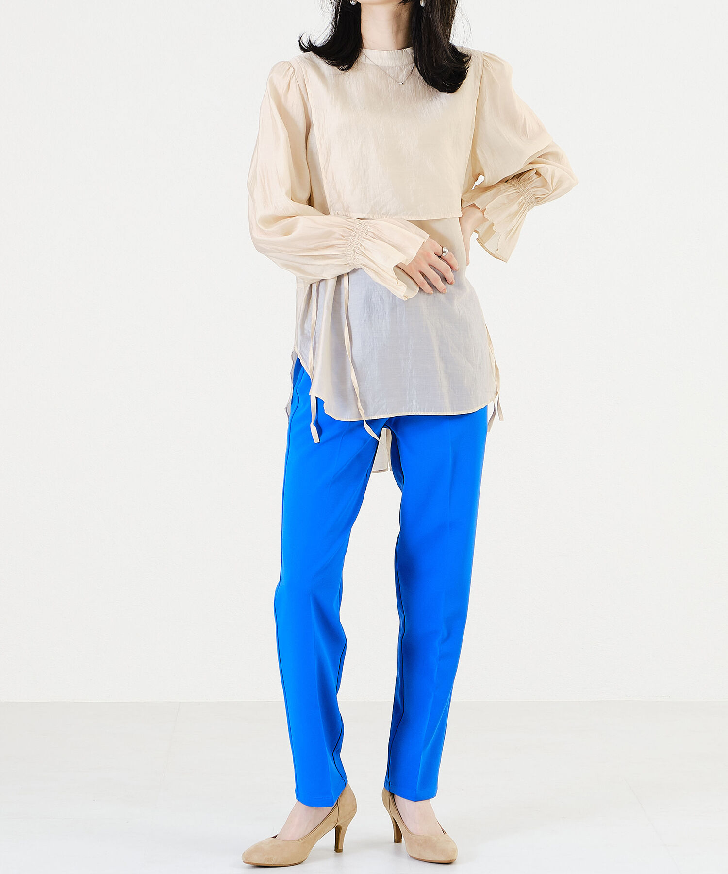 ORiental TRaffic「【跳べるパンプス/シリーズ累計１５０万足突破】アーモンドトゥヒール/R-3203 WEB限定」|パンプス|