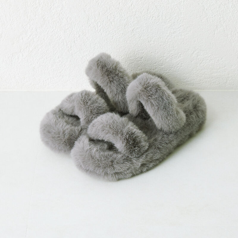 ORiental TRaffic「【EC限定】ダブルベルトファーサンダル/25303」|サンダル|