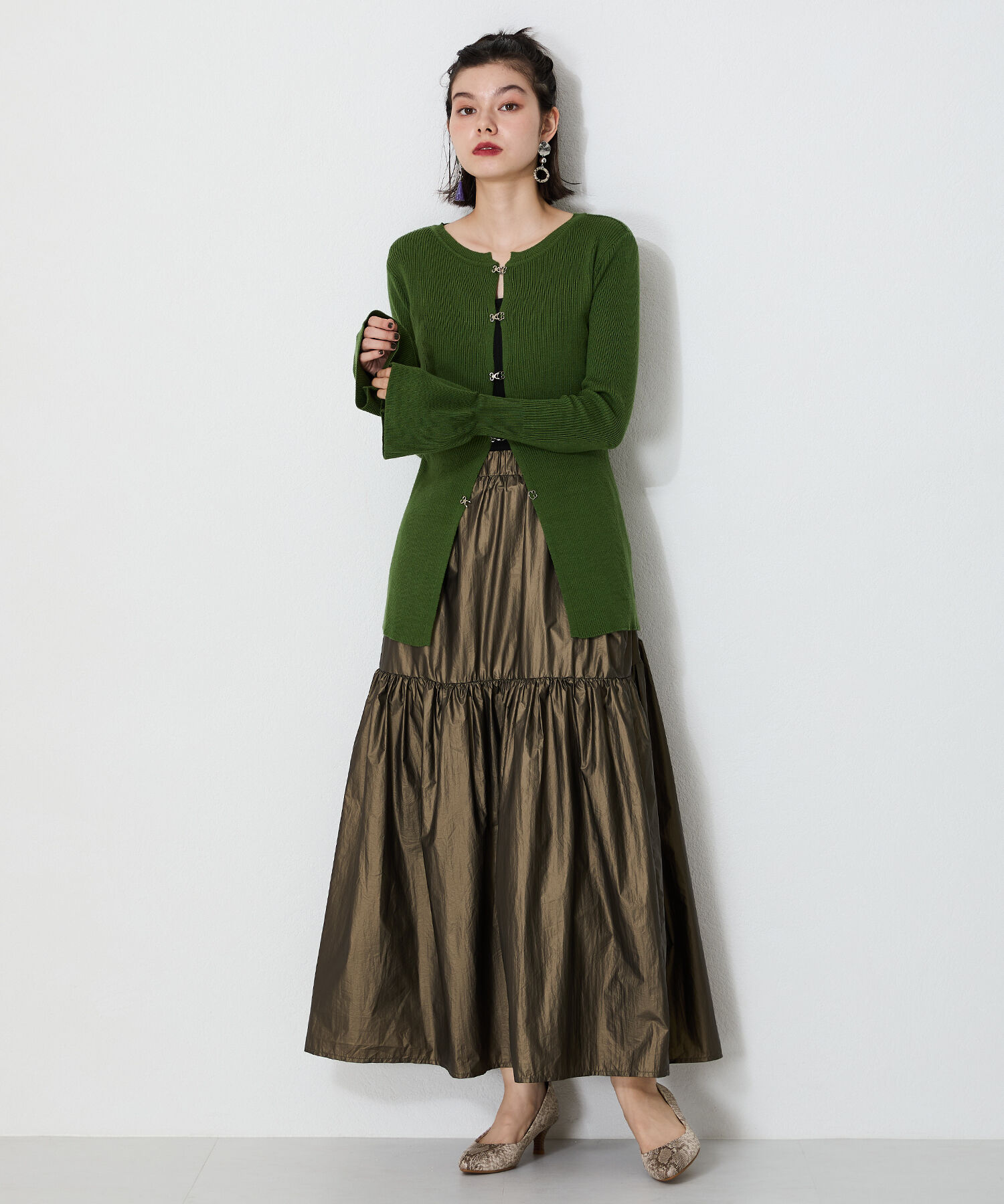 ORiental TRaffic「【WEB限定 / 累計9万足突破】 ミドルヒール パンプス /R-4008  ヒール5.5cm シンプル オフィス クッション」|パンプス|