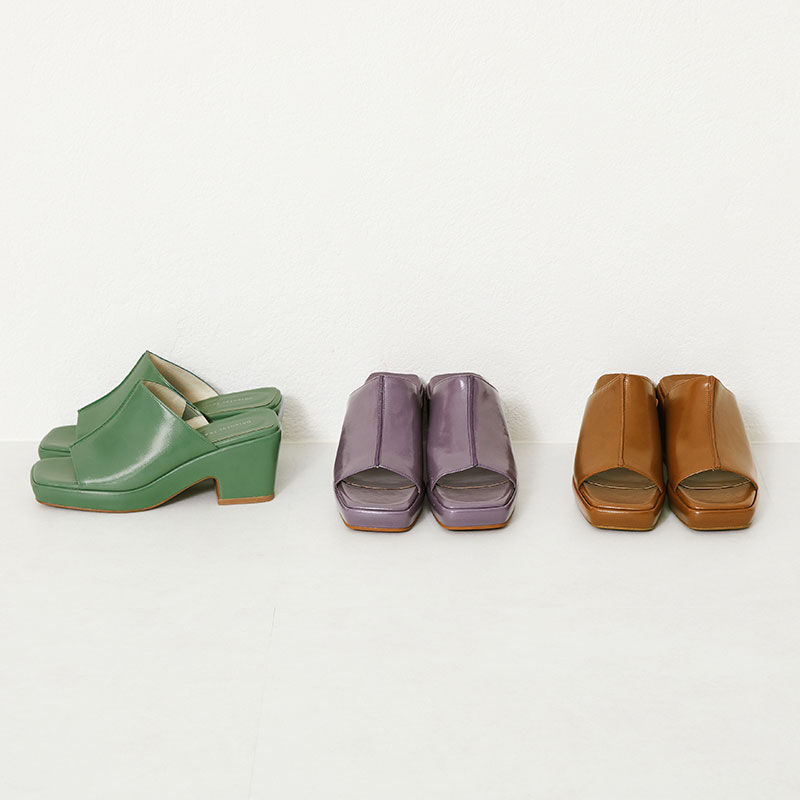 ORiental TRaffic「プラットフォームミュールサンダル/31201」|サンダル|CAMEL