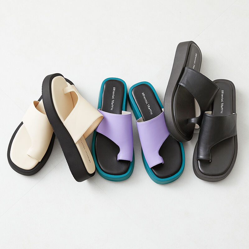 ORiental TRaffic「【アウトレット価格】厚底トングサンダル/31241」|サンダル|