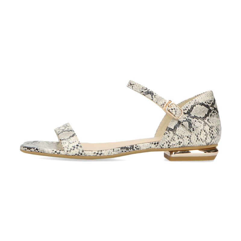 ORiental TRaffic「【アウトレット価格】メタリックヒールフラットサンダル/31204」|サンダル|