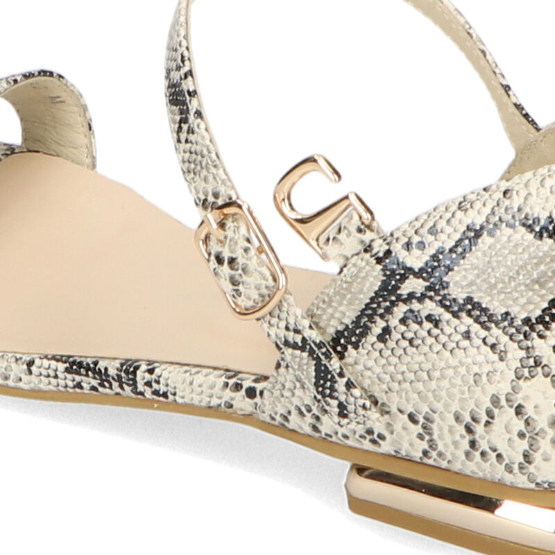 ORiental TRaffic「【アウトレット価格】メタリックヒールフラットサンダル/31204」|サンダル|