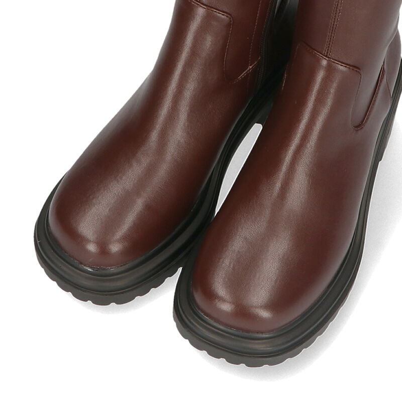 ORiental TRaffic「厚底 ストレッチ ヒール ロングブーツ /31514 ヒール7.5ｃｍ 美脚」|ロングブーツ|