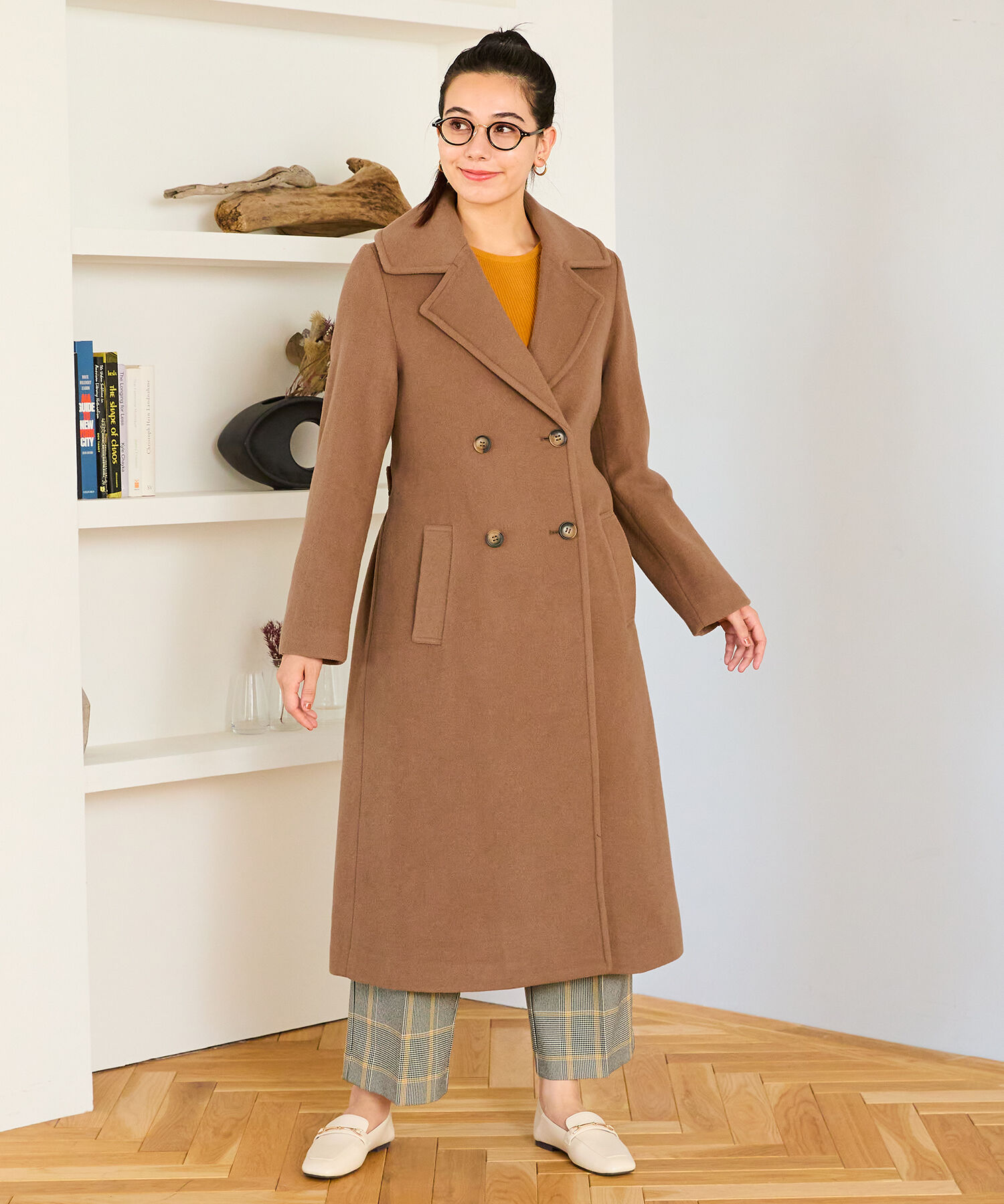 ORiental TRaffic「ダブルボタンコート/MO33C03-2」|ピーコート|