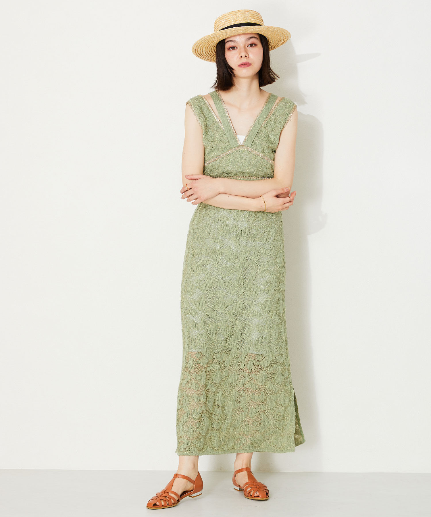 WA Oriental TRaffic「【トレンド】メタリックヒールグルカシューズ/42112 グルカサンダル 人気 カジュアル」|サンダル|