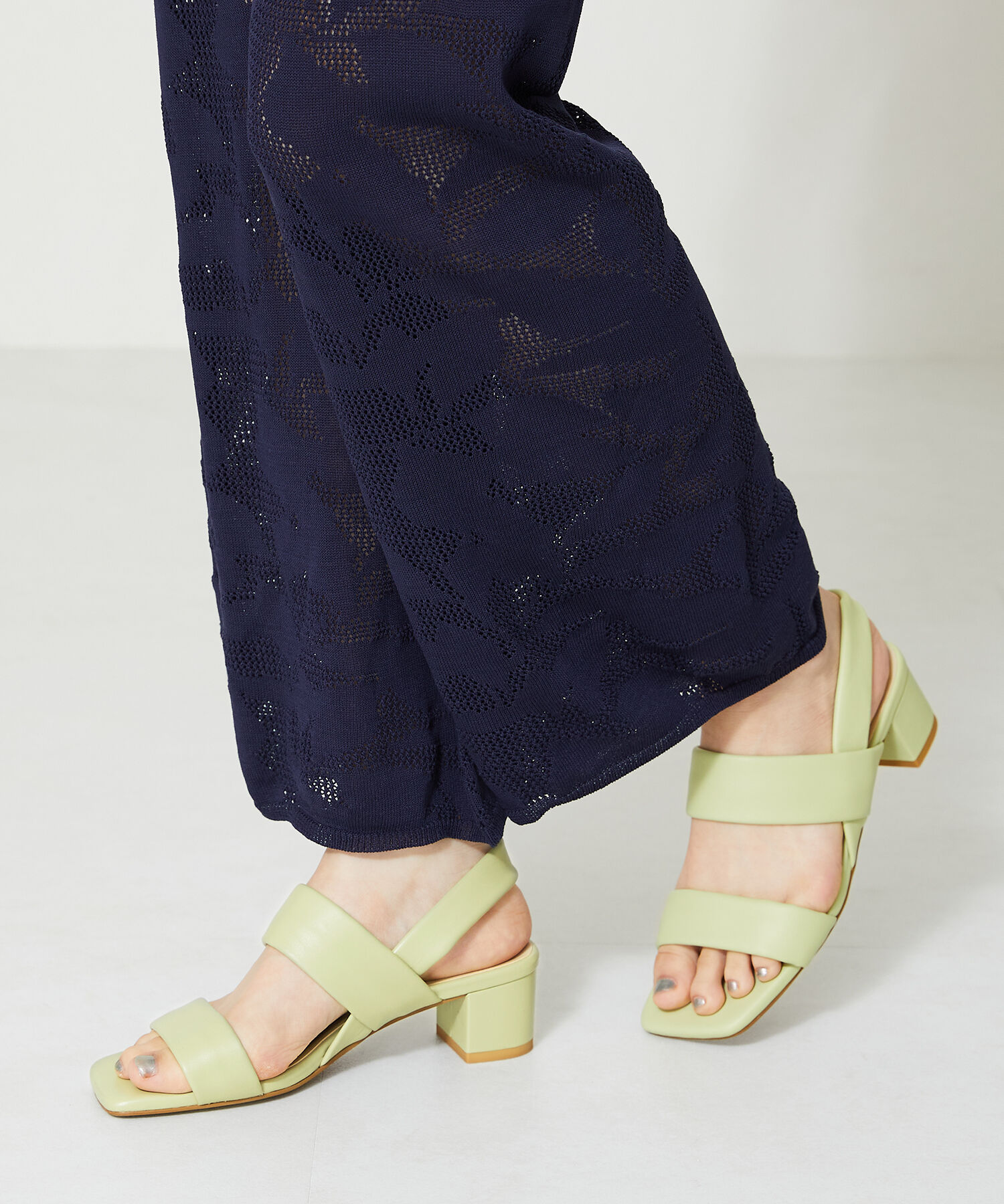 WA Oriental TRaffic「ソフトレザーダブルベルトサンダル/42208」|サンダル|GREEN