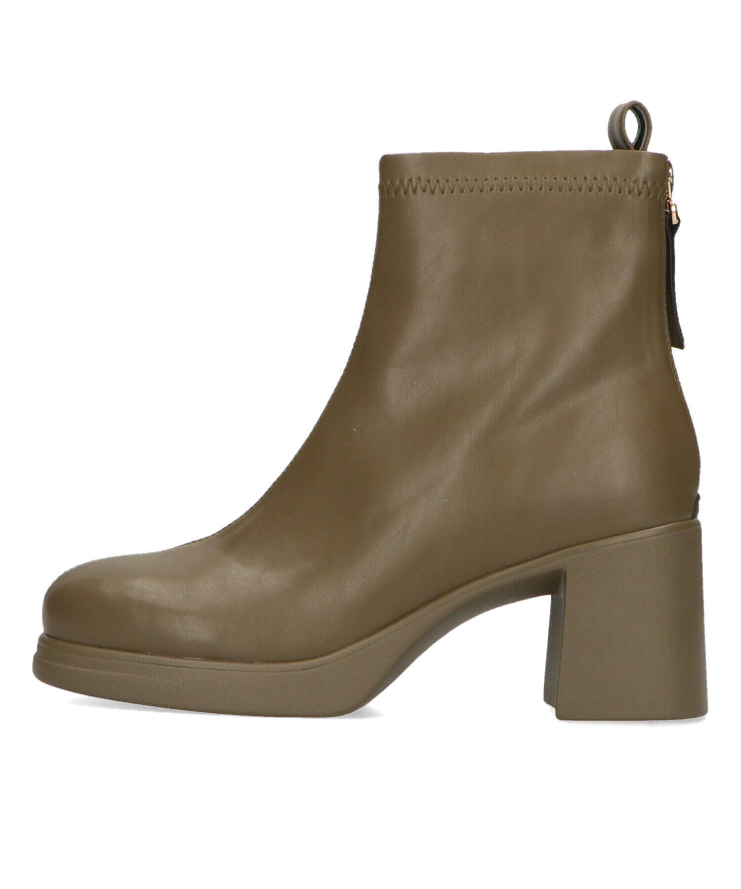 ORiental TRaffic「●2024秋冬新作●オブリークトゥバックジップブーツ/41420」|ショートブーツ|