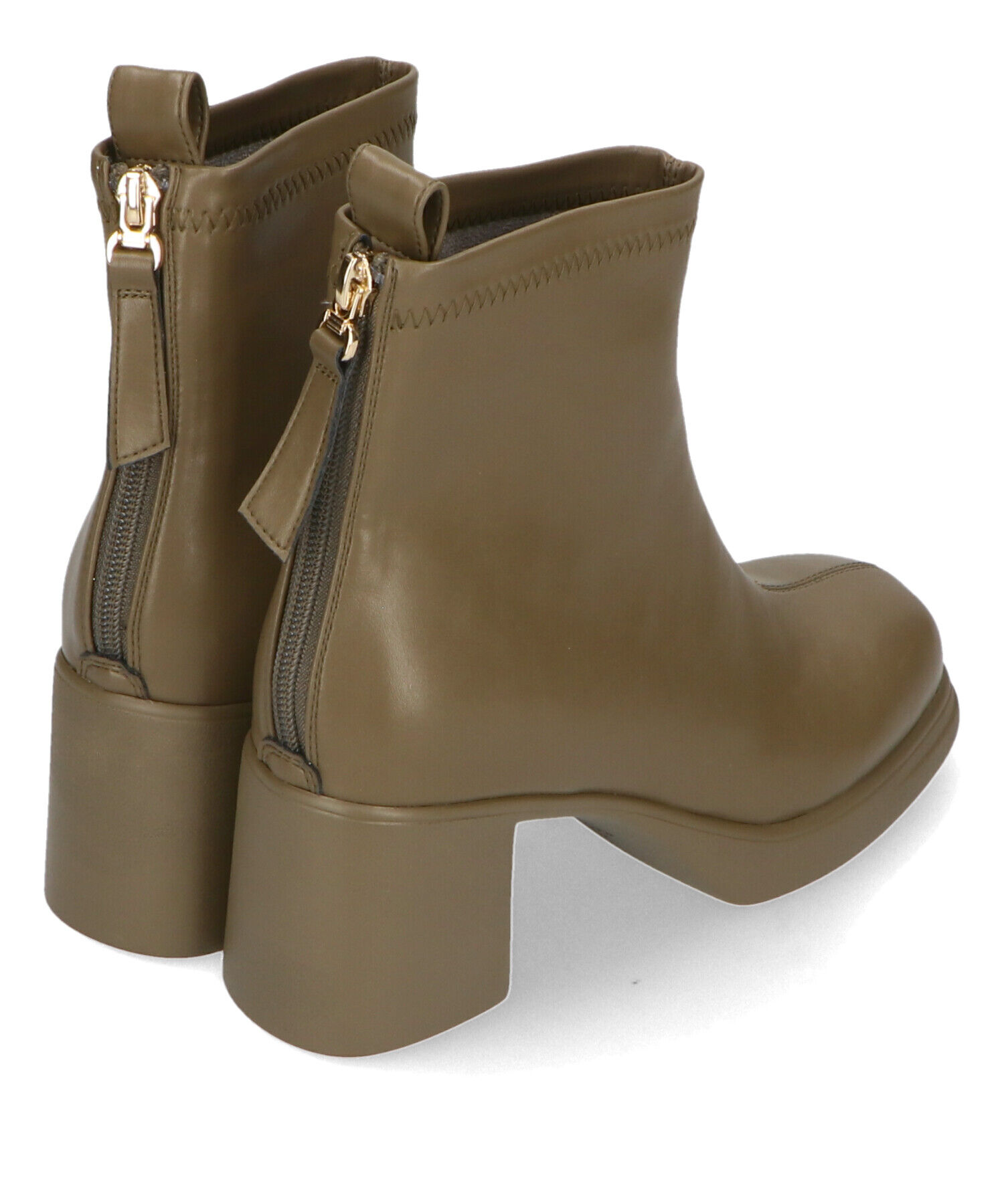 ORiental TRaffic「●2024秋冬新作●オブリークトゥバックジップブーツ/41420」|ショートブーツ|