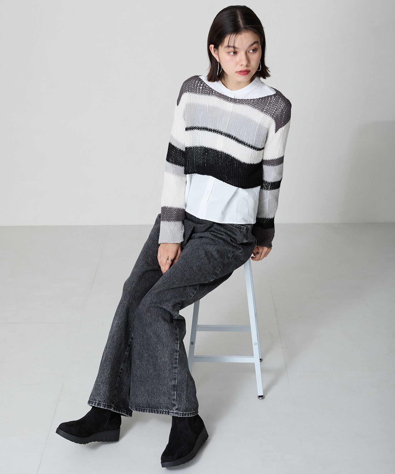 WA Oriental TRaffic「●2024秋冬新作●ウエッジソールショートブーツ/42405」|ショートブーツ|